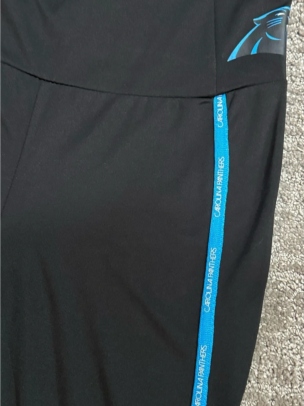 Women's WEAR by Erin Andrews Black Carolina Panther Full-Length Leggings